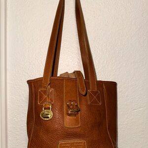 Vintage Dooney & Bourke Tan Leather Tote